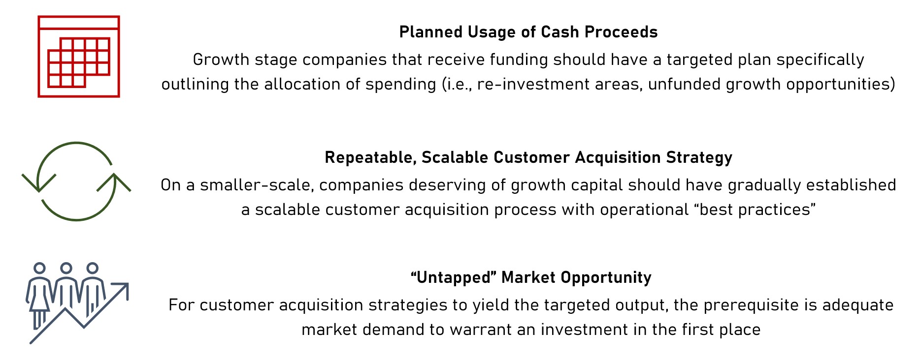 Growth Equity Investing Criteria: Target Attributes