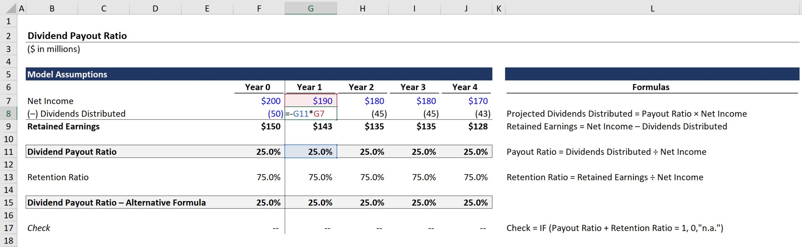 DPS Excel Formula