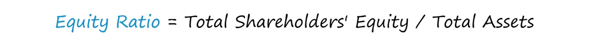 Equity Ratio Formula